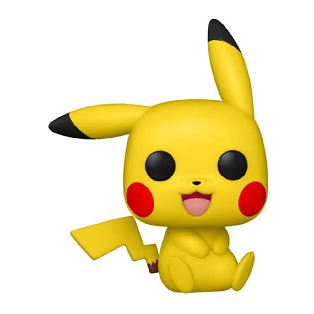 Pokémon Funko POP! Games Vinyl Figur Pikachu Sitting 9 cm Produktfoto