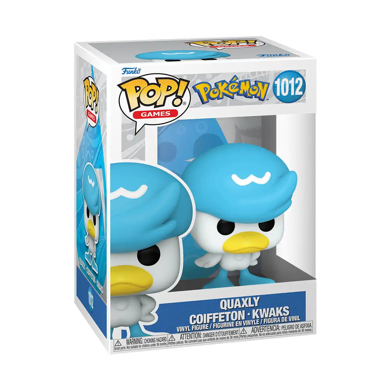 Pokemon Funko POP! Games Vinyl Figur Quaxly(EMEA) 9 cm termékfotó