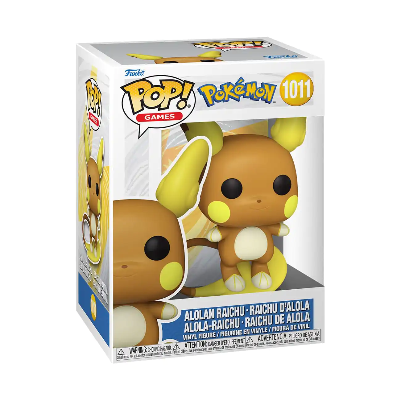 Pokemon Funko POP! Games Vinyl Figur Raichu(Alolan)(EMEA) 9 cm termékfotó