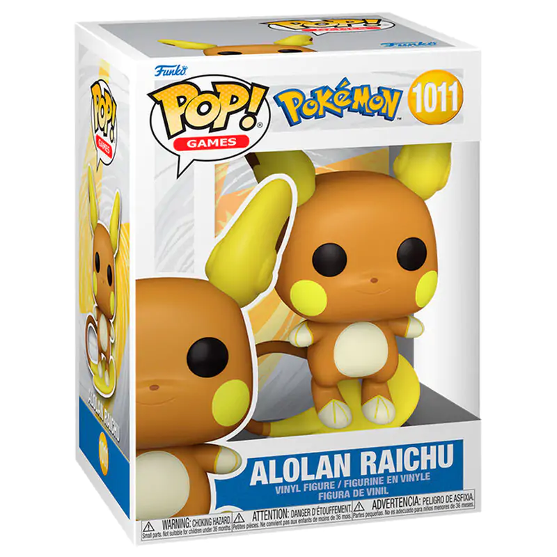 Pokemon Funko POP! Games Vinyl Figur Raichu(Alolan)(EMEA) 9 cm Produktfoto
