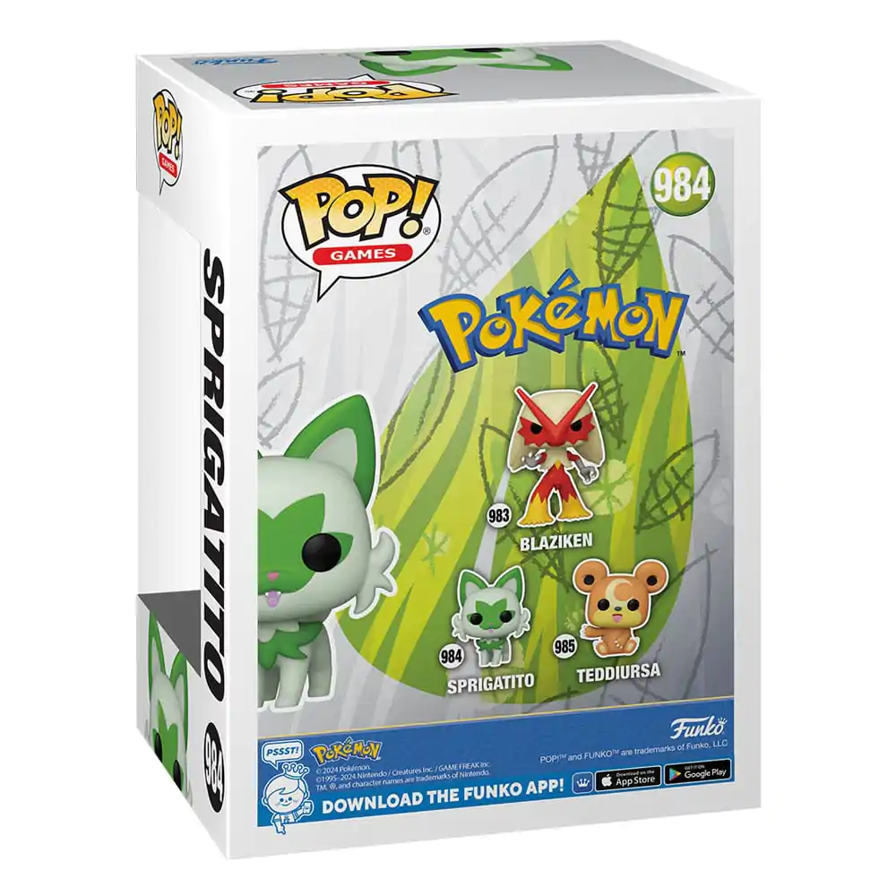 Pokemon Funko POP! Games Vinyl Figur Sprigatito(EMEA) 9 cm termékfotó