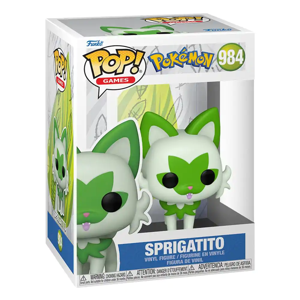 Pokemon Funko POP! Games Vinyl Figur Sprigatito(EMEA) 9 cm termékfotó