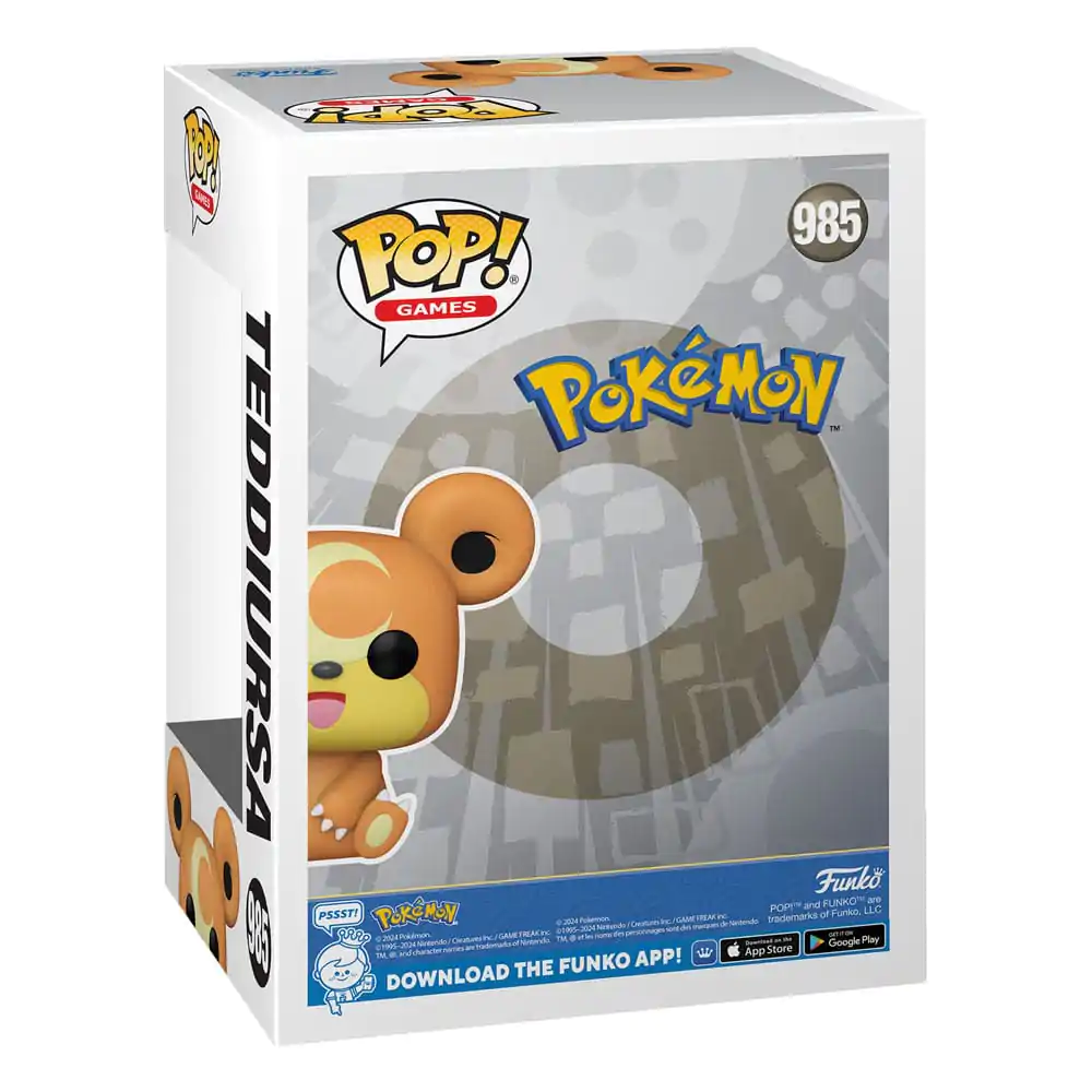 Pokemon Funko POP! Games Vinyl Figur Teddiursa(EMEA) 9 cm termékfotó