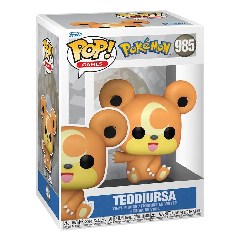 Pokemon Funko POP! Games Vinyl Figur Teddiursa(EMEA) 9 cm termékfotó