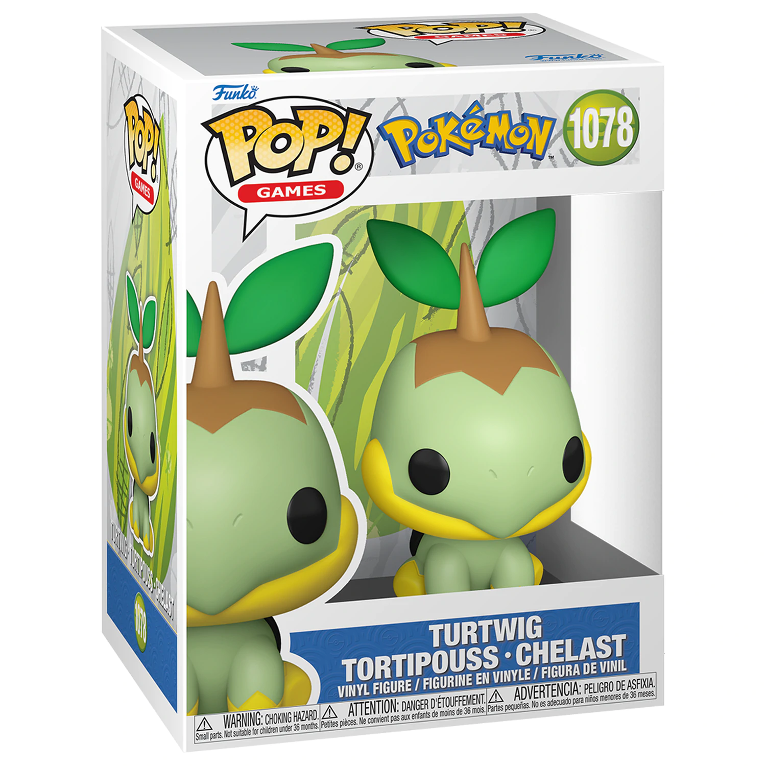 Pokemon Funko POP! Games Vinyl Figur Turtwig 9 cm Produktfoto
