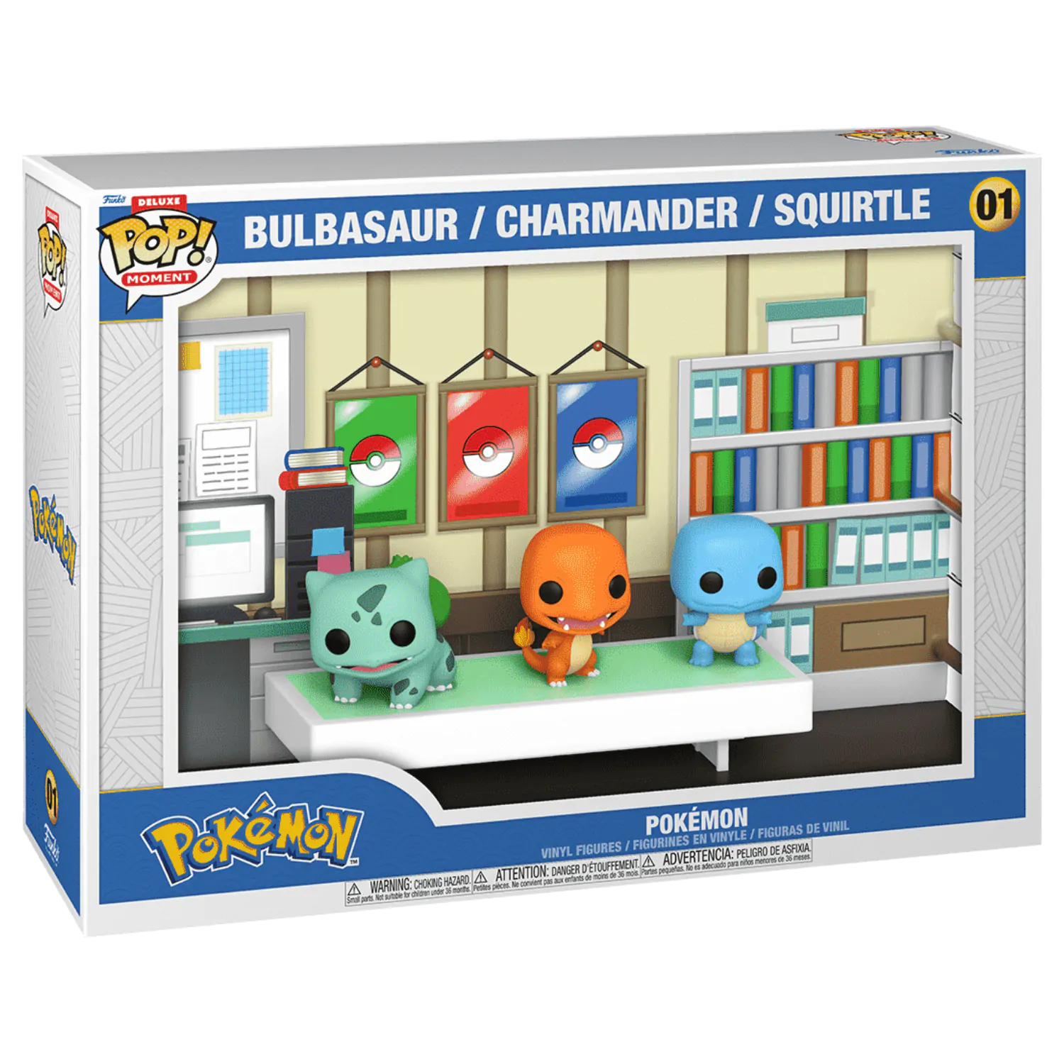 Pokemon Funko POP Moments Deluxe Vinyl Figuren Pokemon - Starters Produktfoto
