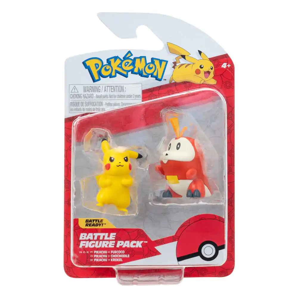 Pokémon Gen IX Battle Figure Pack Minifiguren 2er-Pack Pikachu & Krokel 5 cm termékfotó