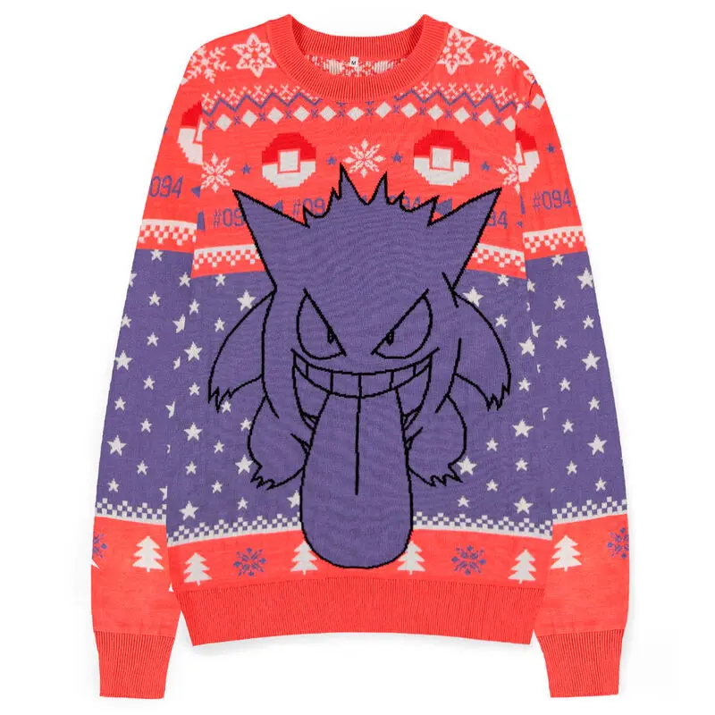 Pokemon Gengar Weihnachtspullover Produktfoto