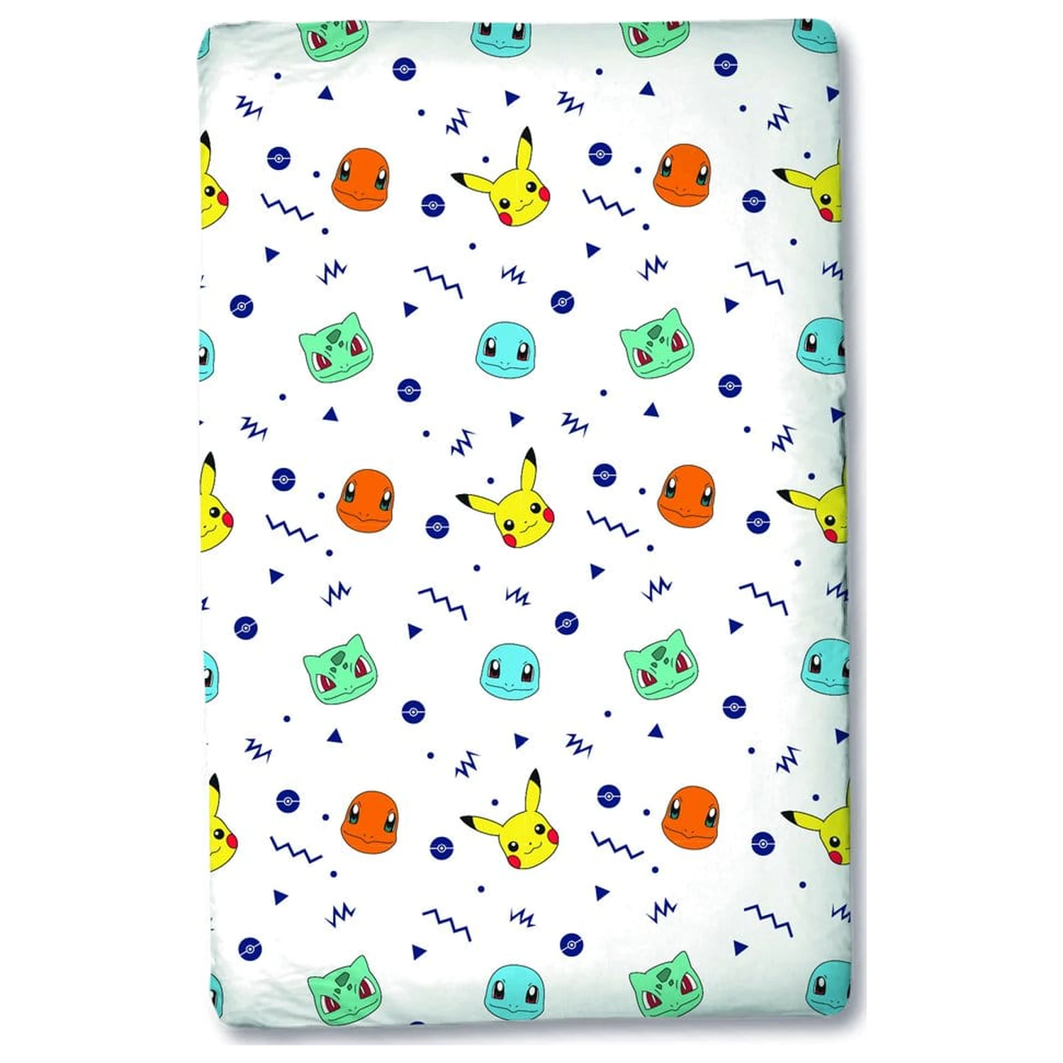 Pokémon Head Spannbettlaken 90 x 200 Produktfoto