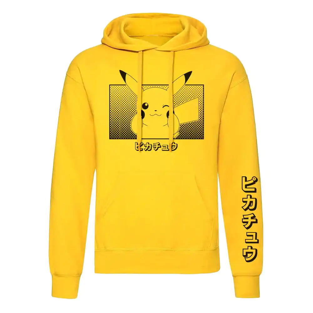 Pokemon Kapuzenpullover Pikachu Katakana termékfotó