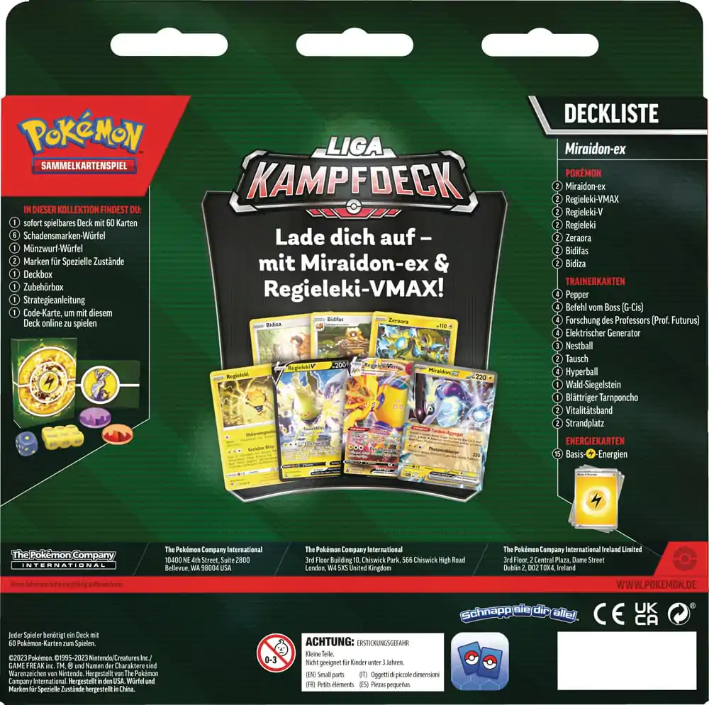 Pokémon KP04 Karmesin&Purpur Miraidon EX Build & Battle Stadion *Deutsche Version* Produktfoto