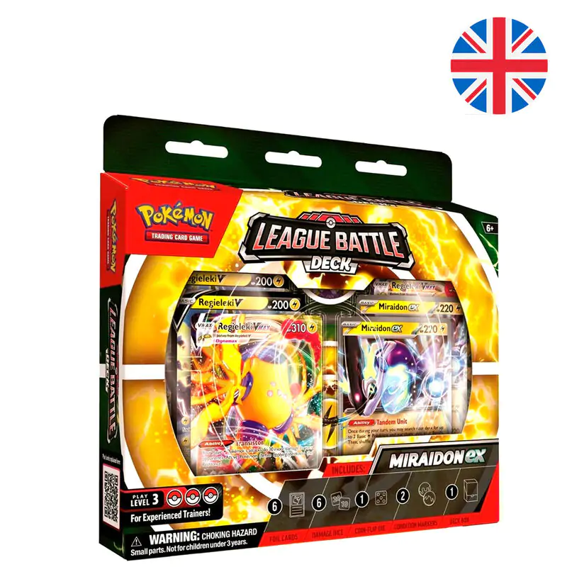 Pokemon League Battle Deck Miraidon Ex collectible Kartenspiel Englische Version termékfotó