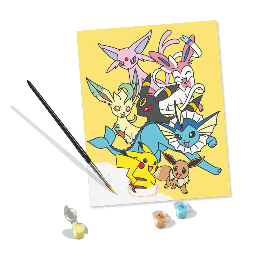 Pokemon Legendary Adult CreArt Malen nach Zahlen Set Produktfoto