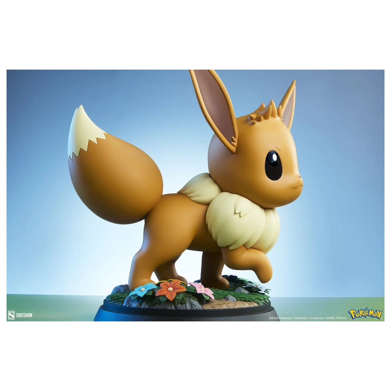 Pokémon Lebensgroße Figur Eevee 34 cm Produktfoto