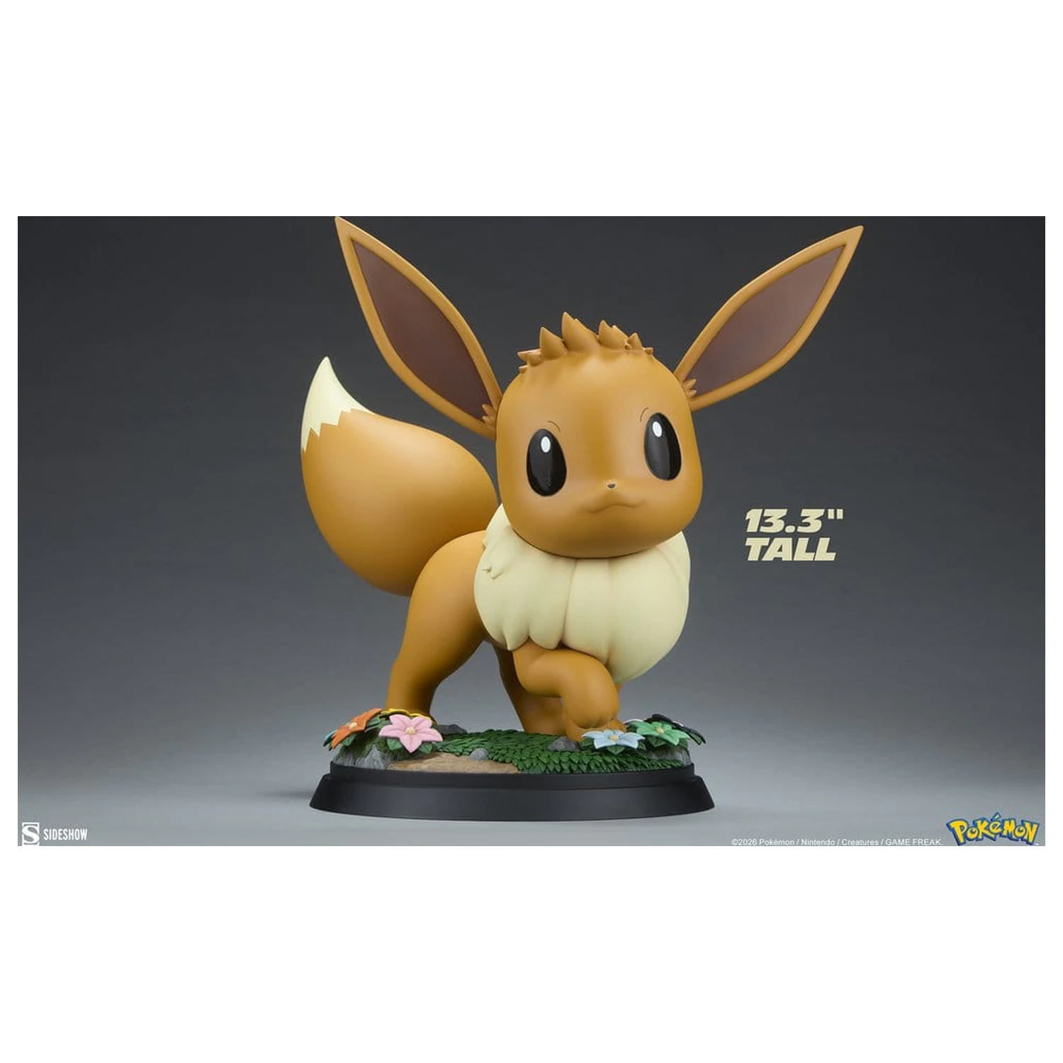 Pokémon Lebensgroße Figur Eevee 34 cm Produktfoto