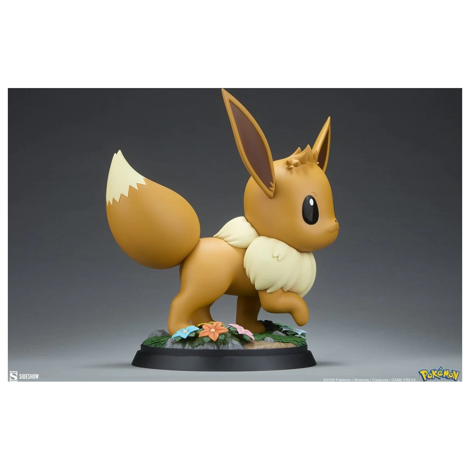 Pokémon Lebensgroße Figur Eevee 34 cm Produktfoto