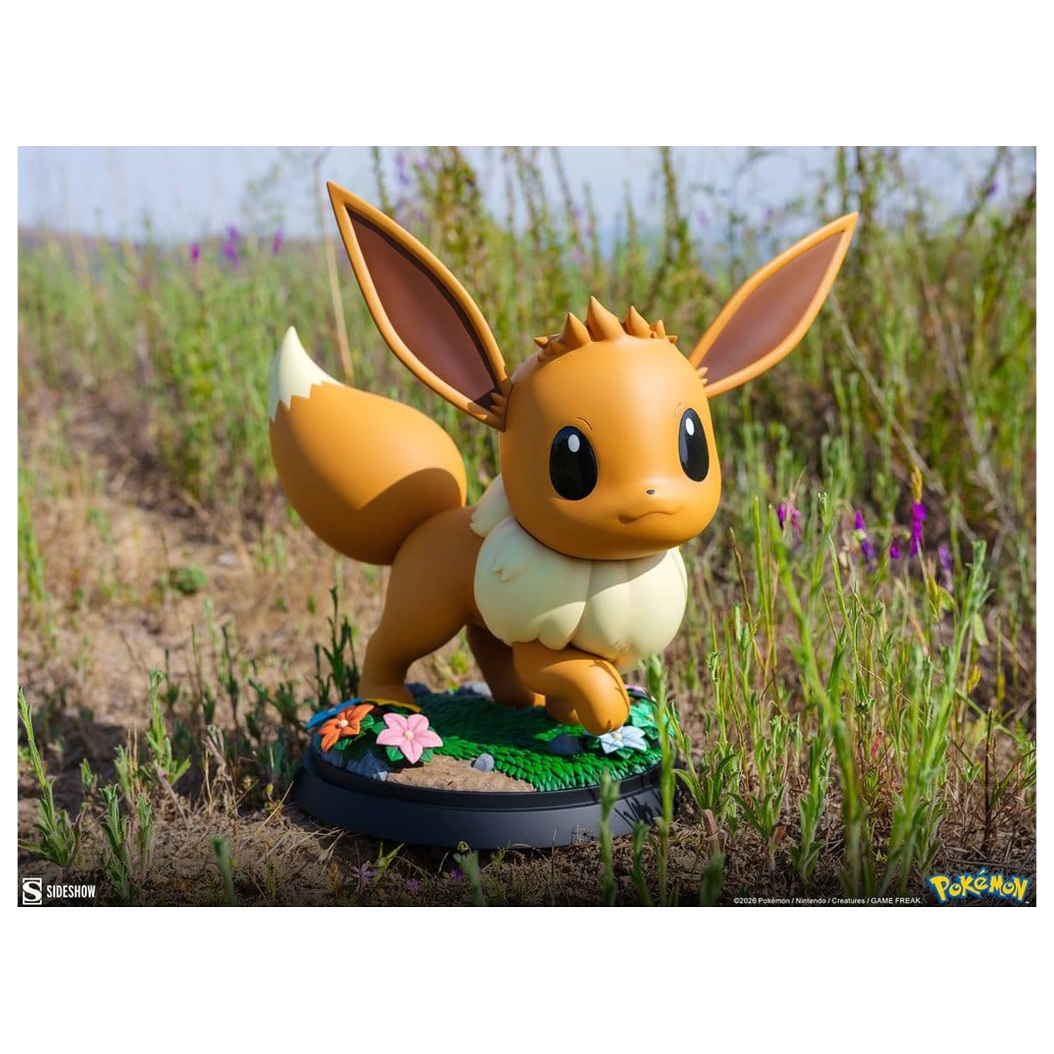 Pokémon Lebensgroße Figur Eevee 34 cm Produktfoto