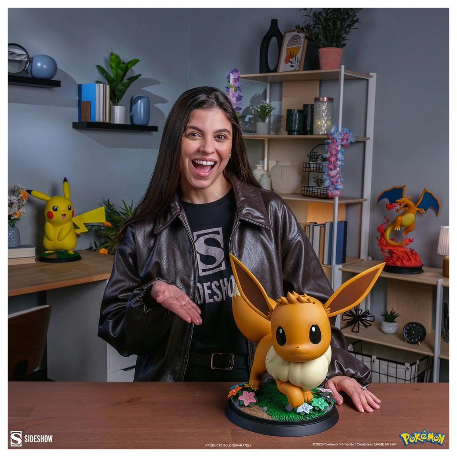 Pokémon Lebensgroße Figur Eevee 34 cm Produktfoto