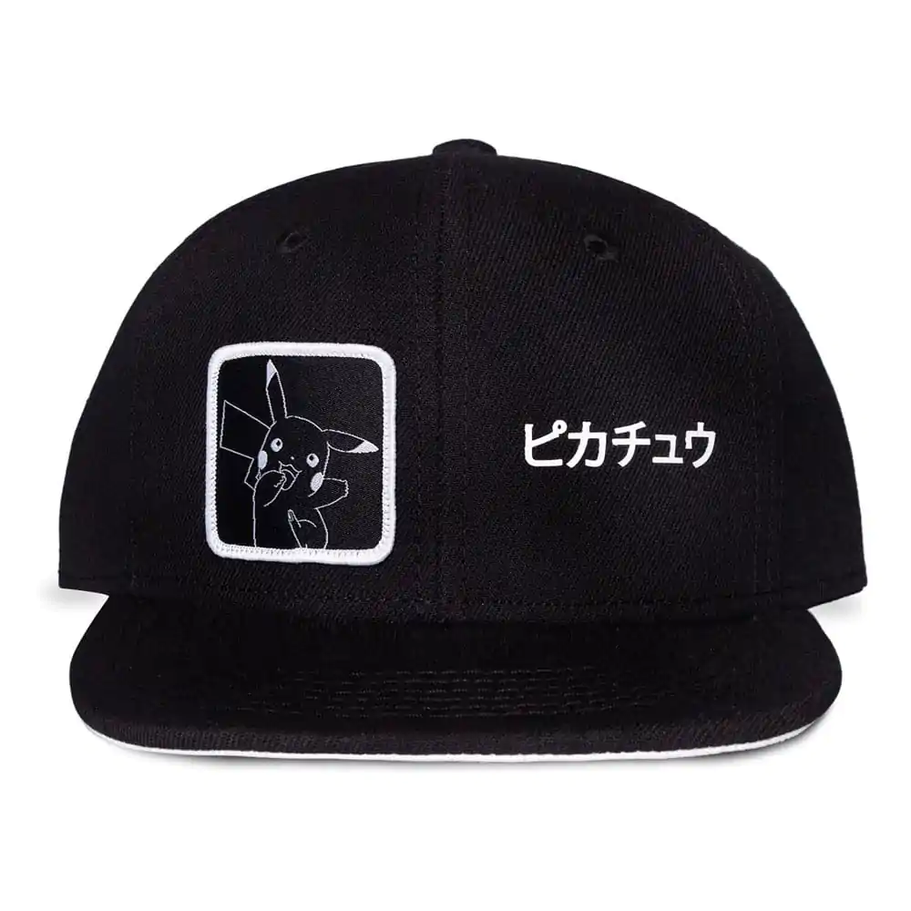 Pokémon Snapback Cap Pikachu Japanese Black termékfotó