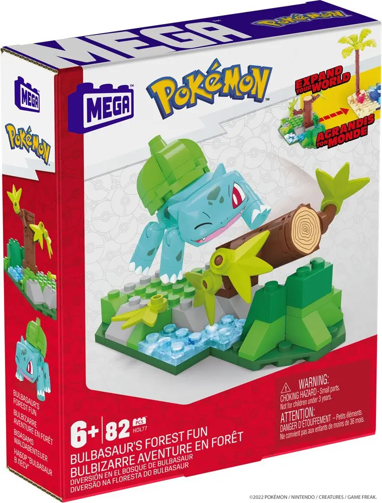 Pokémon Mega Construx Baukasten Bulbasaur's Forest Fun termékfotó