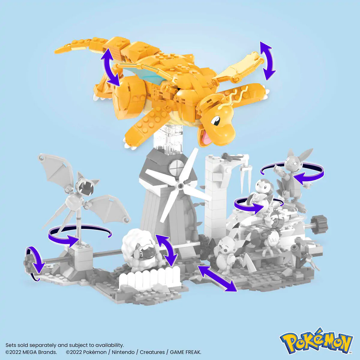 Pokémon Mega Construx Bauset Dragoran 19 cm termékfotó