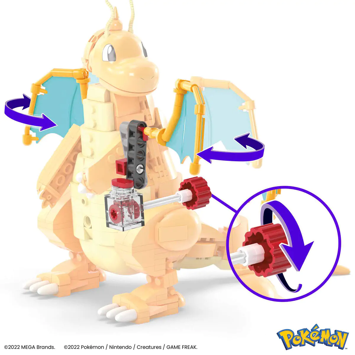 Pokémon Mega Construx Bauset Dragoran 19 cm termékfotó