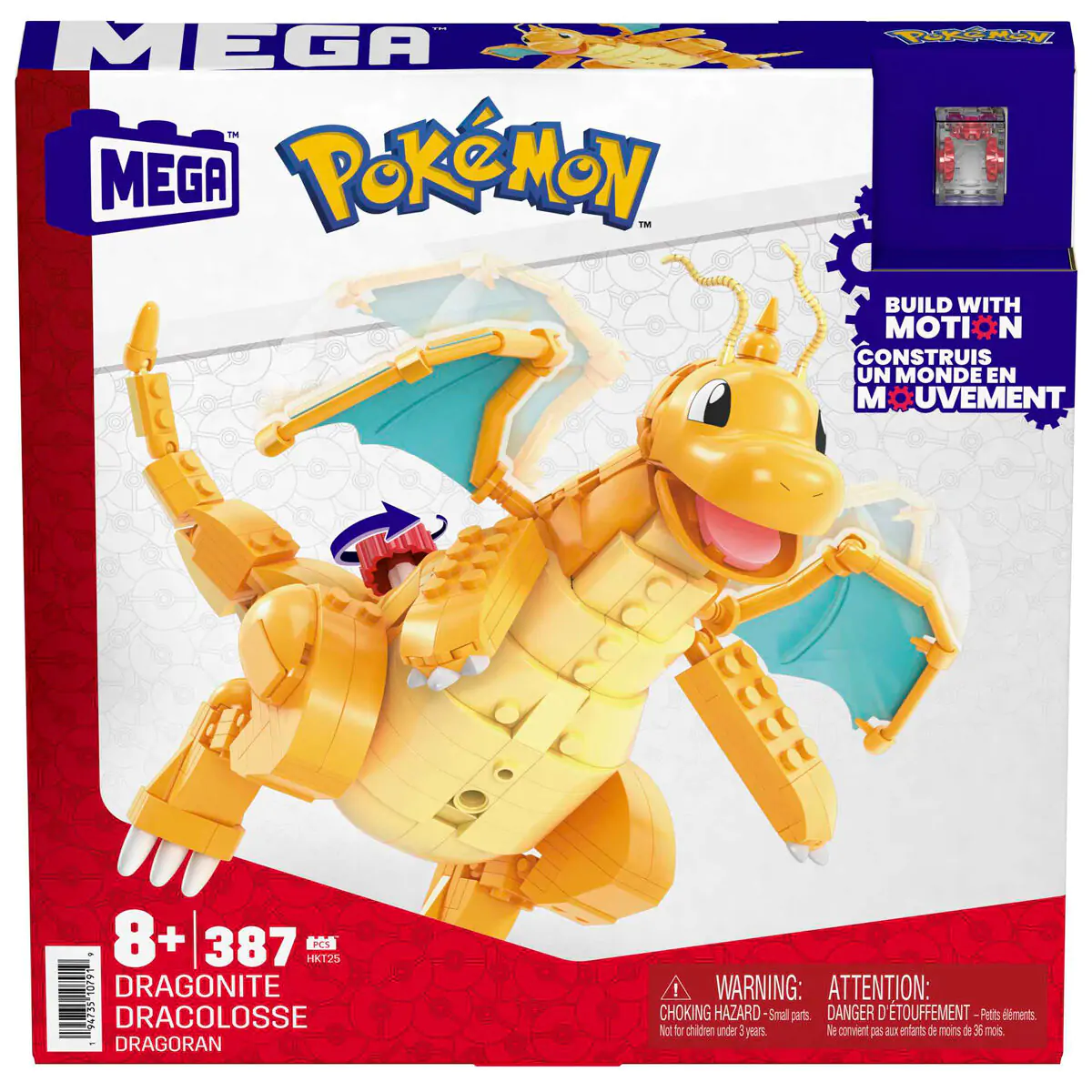 Pokémon Mega Construx Bauset Dragoran 19 cm termékfotó