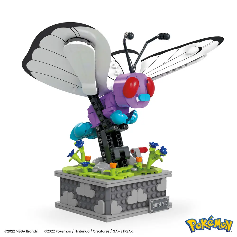Pokémon Mega Construx Bauset Motion Smettbo 22 cm Produktfoto