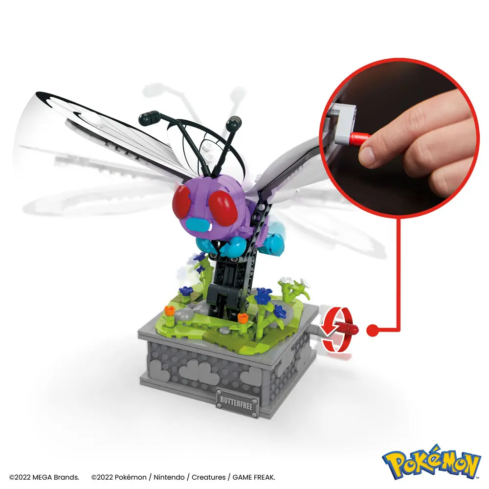 Pokémon Mega Construx Bauset Motion Smettbo 22 cm Produktfoto