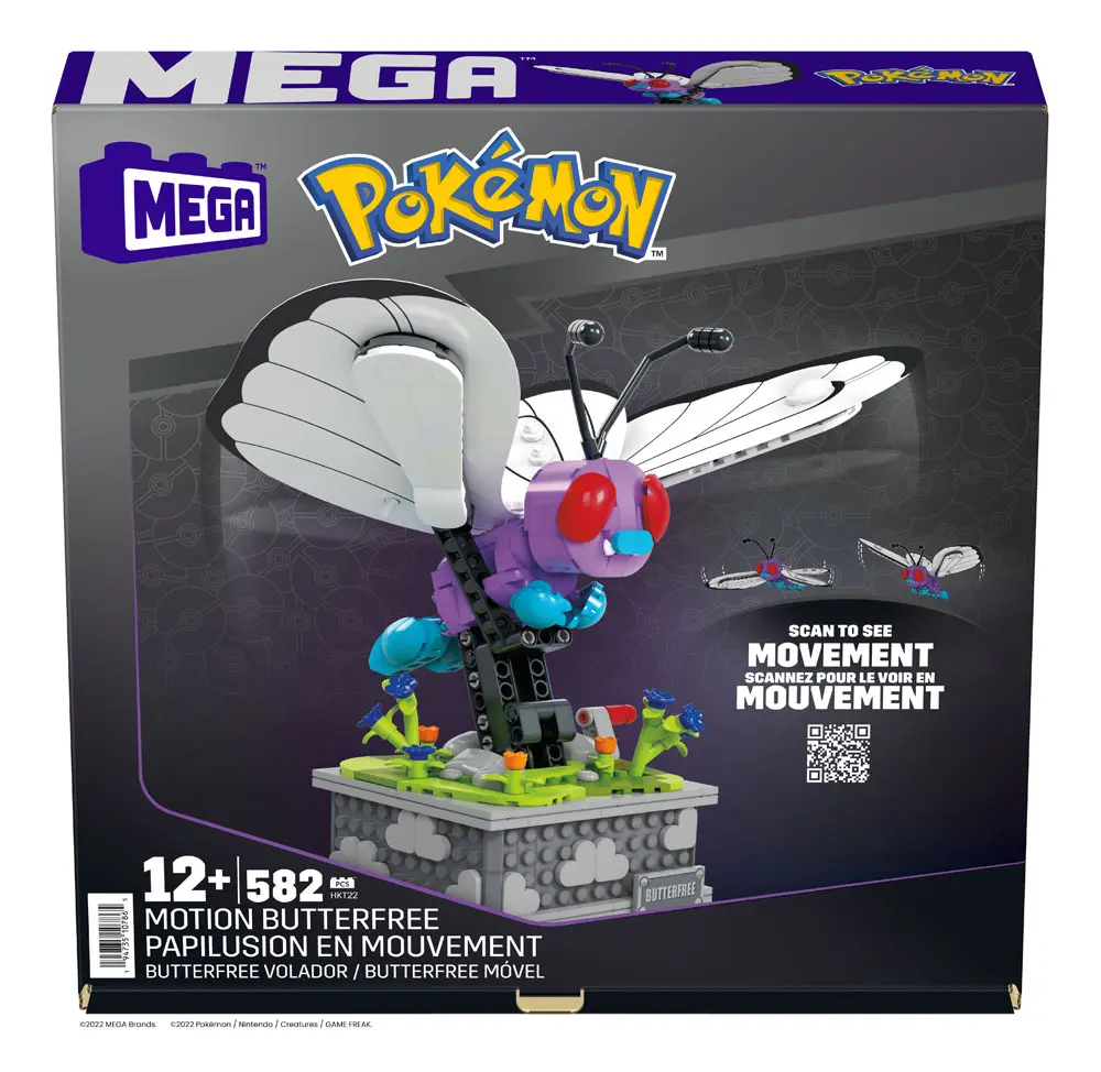 Pokémon Mega Construx Bauset Motion Smettbo 22 cm Produktfoto