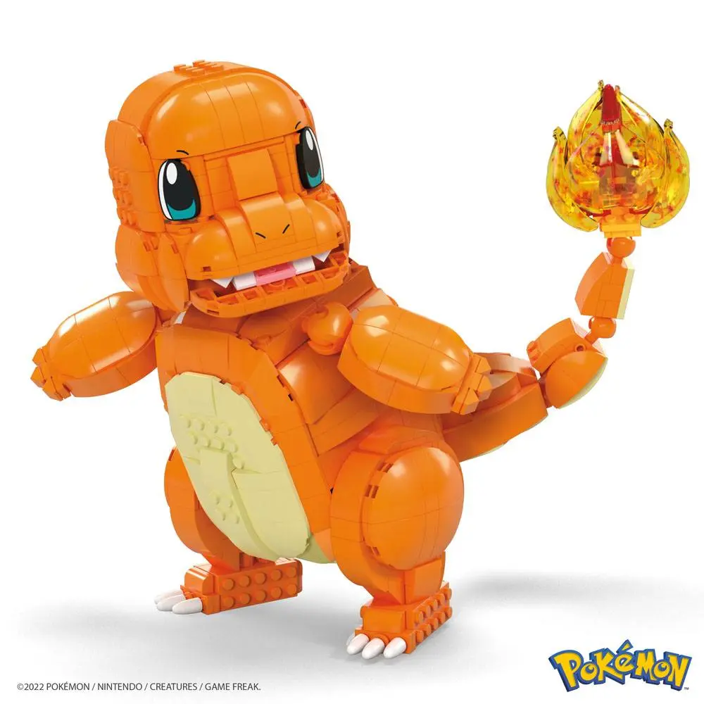 Pokémon Mega Construx Bauset Jumbo Glumanda 25 cm Produktfoto