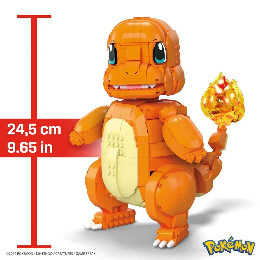 Pokémon Mega Construx Bauset Jumbo Glumanda 25 cm Produktfoto