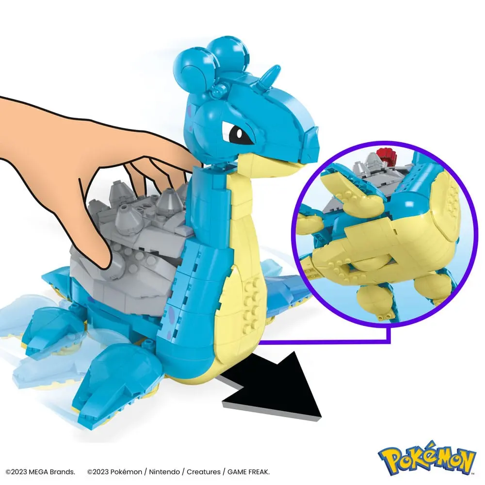 Pokémon Mega Construx Bauset Lapras 19 cm termékfotó