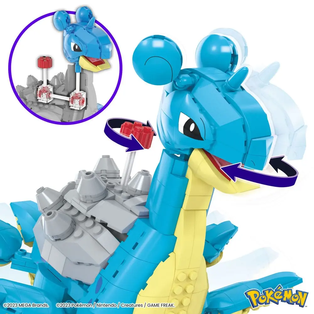 Pokémon Mega Construx Bauset Lapras 19 cm termékfotó