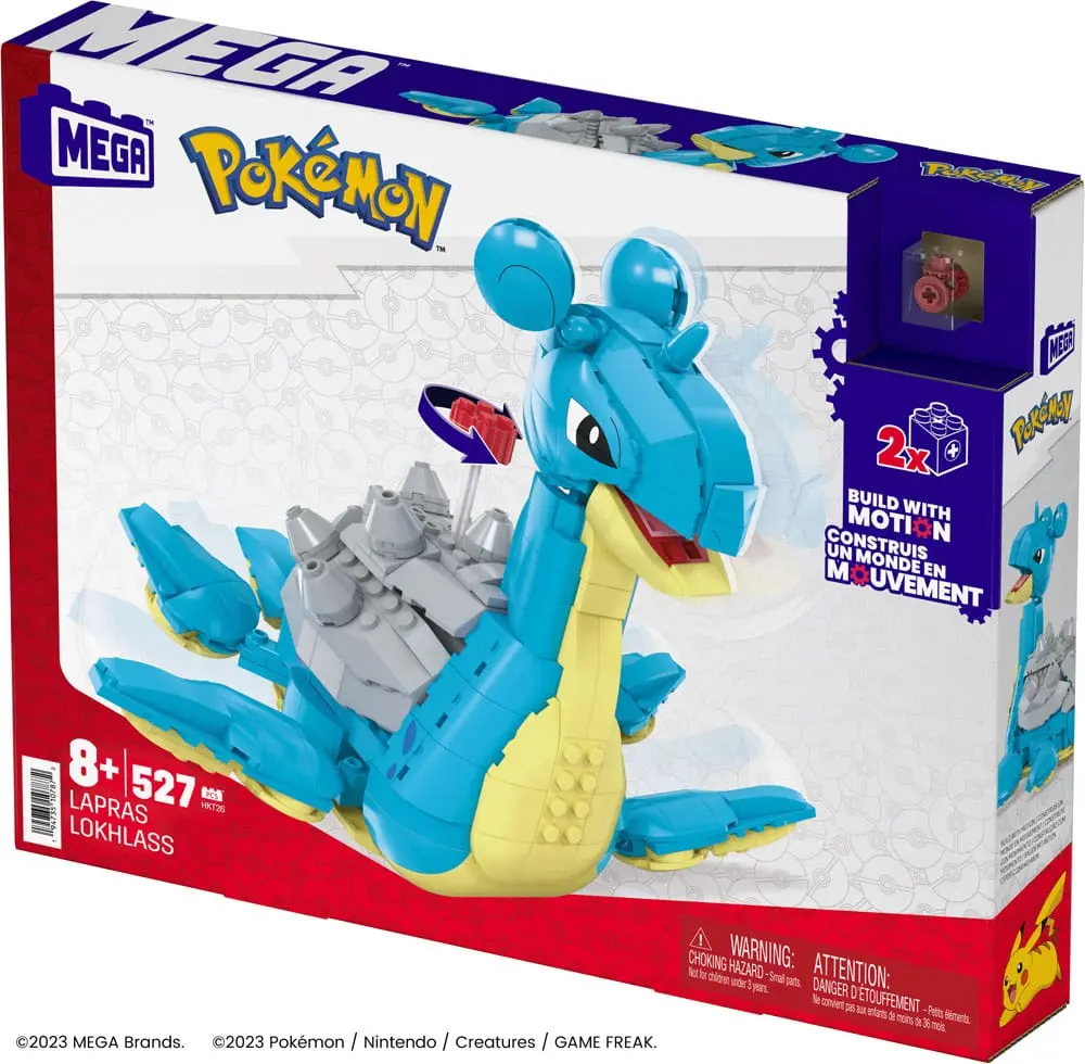 Pokémon Mega Construx Bauset Lapras 19 cm termékfotó