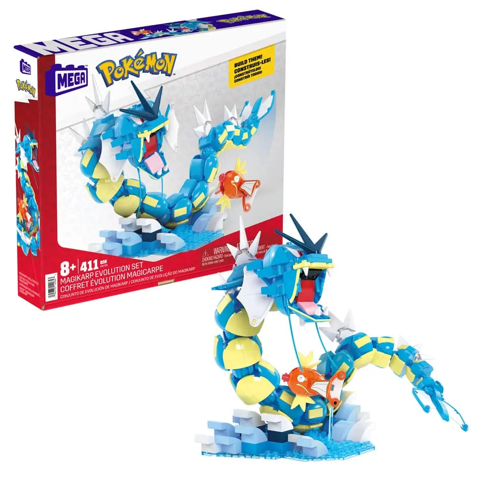 Pokémon Mega Construx Bauset Karpador Evolutionsset Produktfoto