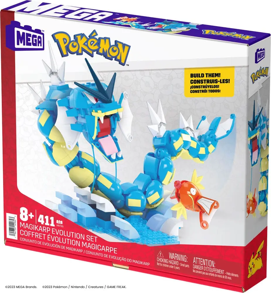 Pokémon Mega Construx Bauset Karpador Evolutionsset Produktfoto