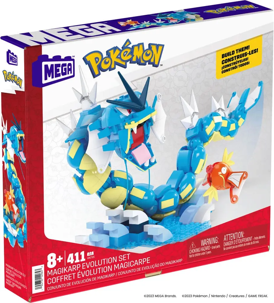 Pokémon Mega Construx Bauset Karpador Evolutionsset Produktfoto