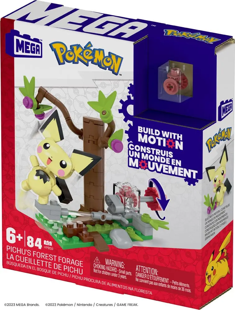 Pokémon Mega Construx Bauset Pichus Wald-Futtersuche termékfotó