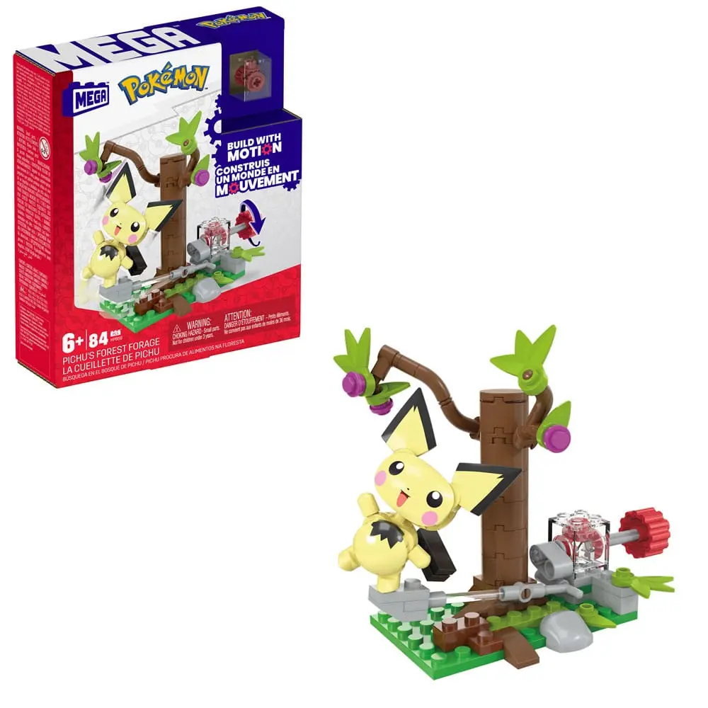 Pokémon Mega Construx Bauset Pichus Wald-Futtersuche termékfotó