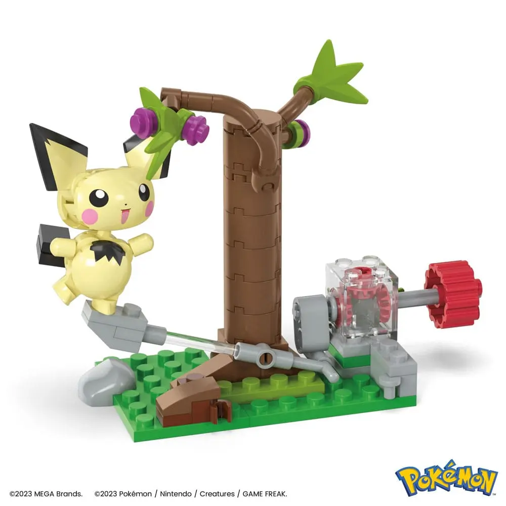 Pokémon Mega Construx Bauset Pichus Wald-Futtersuche termékfotó