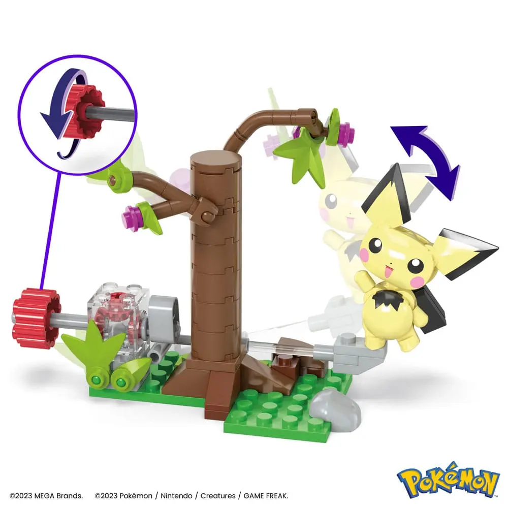 Pokémon Mega Construx Bauset Pichus Wald-Futtersuche termékfotó