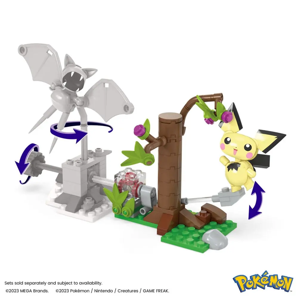 Pokémon Mega Construx Bauset Pichus Wald-Futtersuche termékfotó