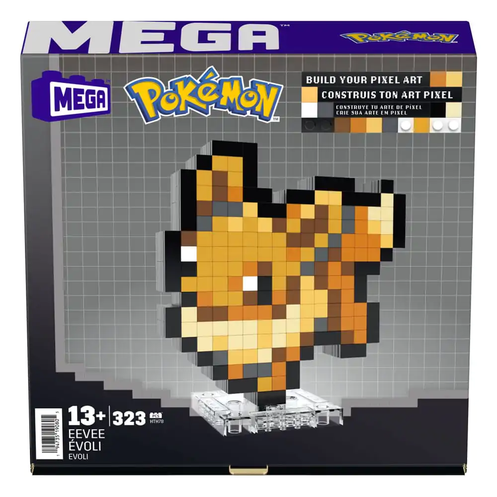 Pokémon MEGA Bauset Evoli Pixel Art termékfotó