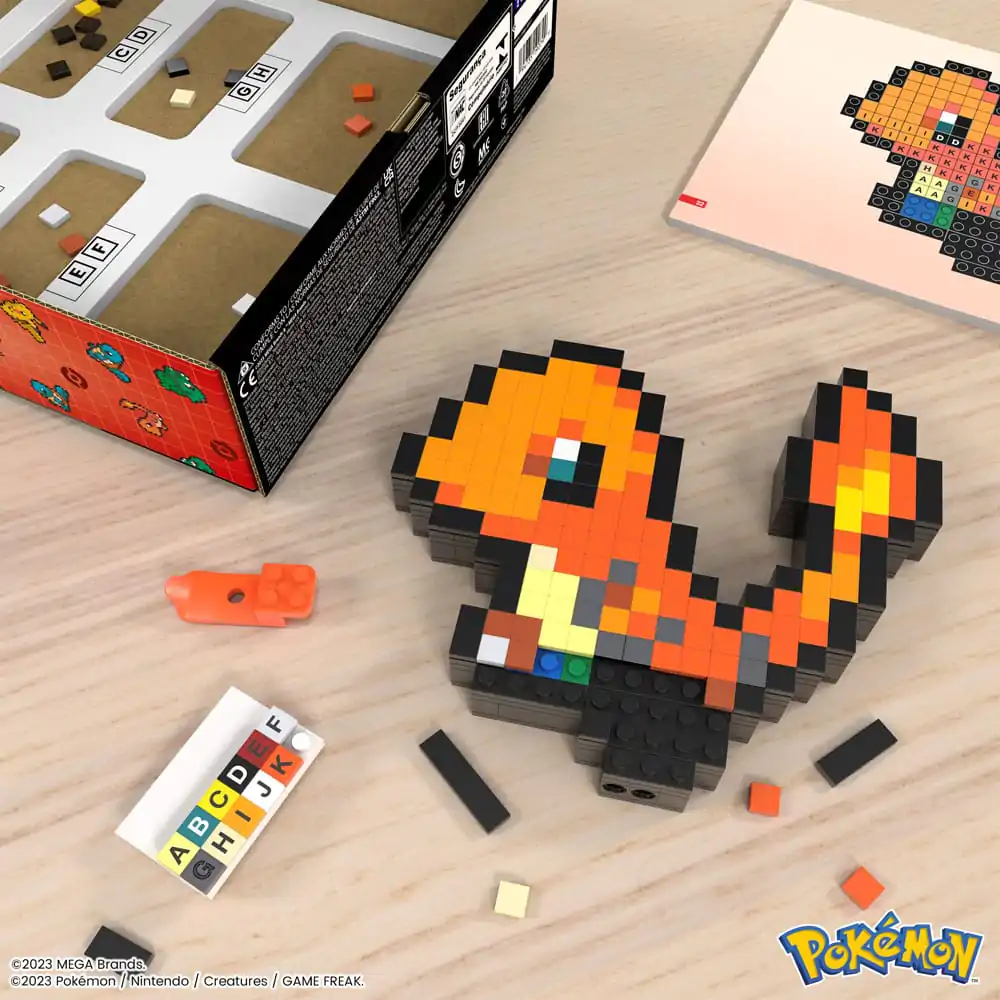 Pokémon MEGA Bauset Glumanda Pixel Art termékfotó