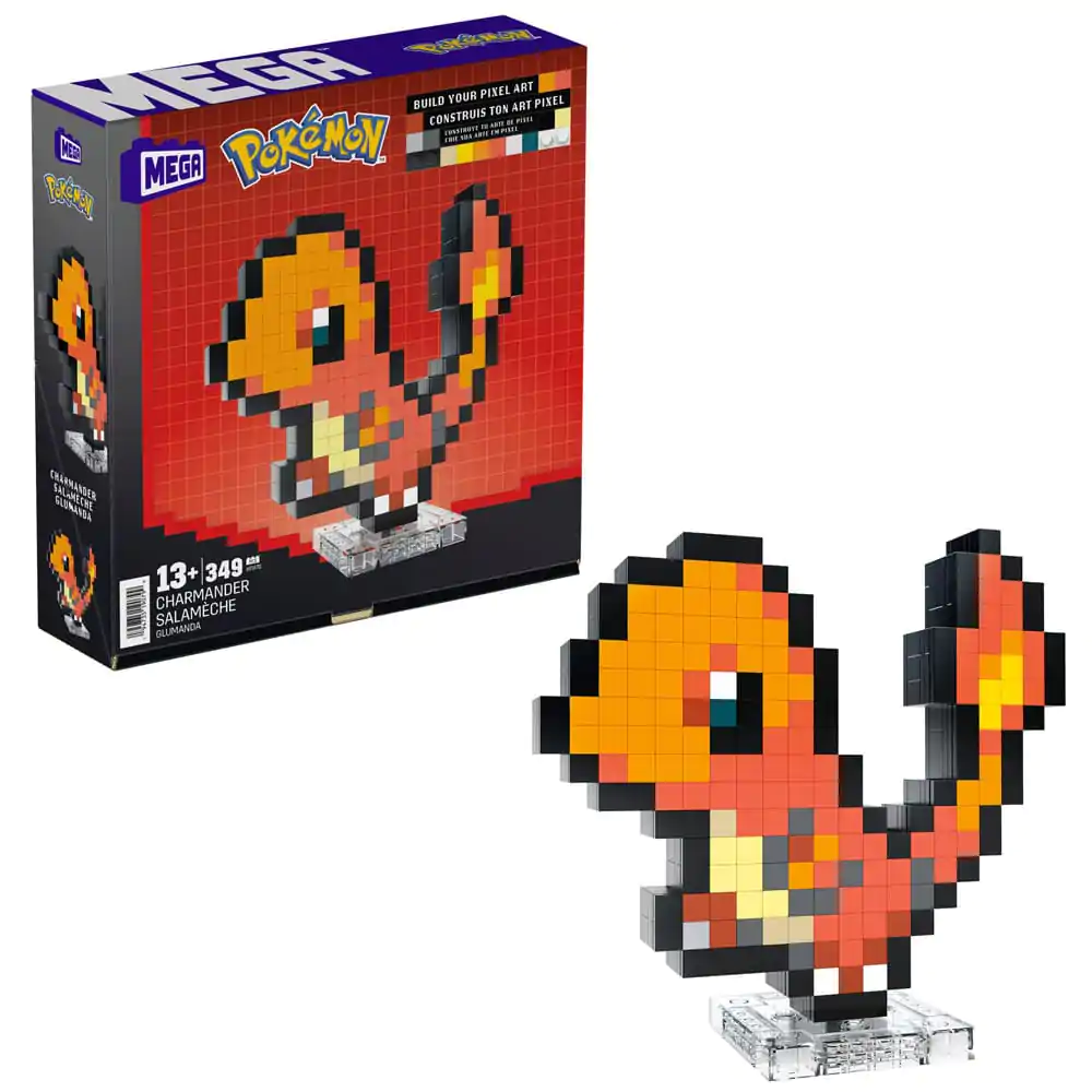 Pokémon MEGA Bauset Glumanda Pixel Art termékfotó