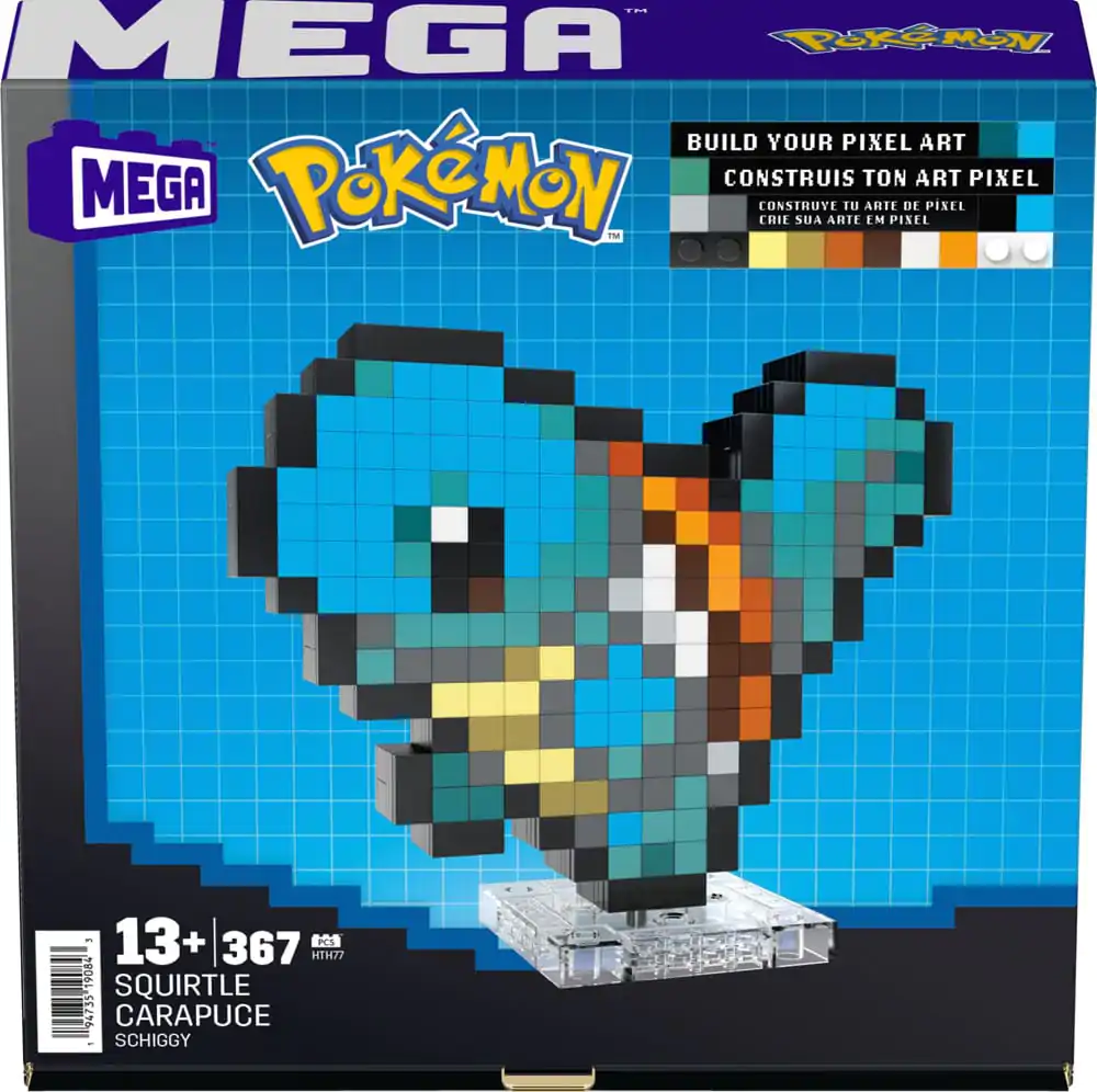 Pokémon MEGA Bauset Schiggy Pixel Art termékfotó