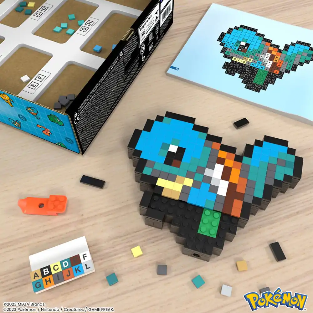 Pokémon MEGA Bauset Schiggy Pixel Art termékfotó