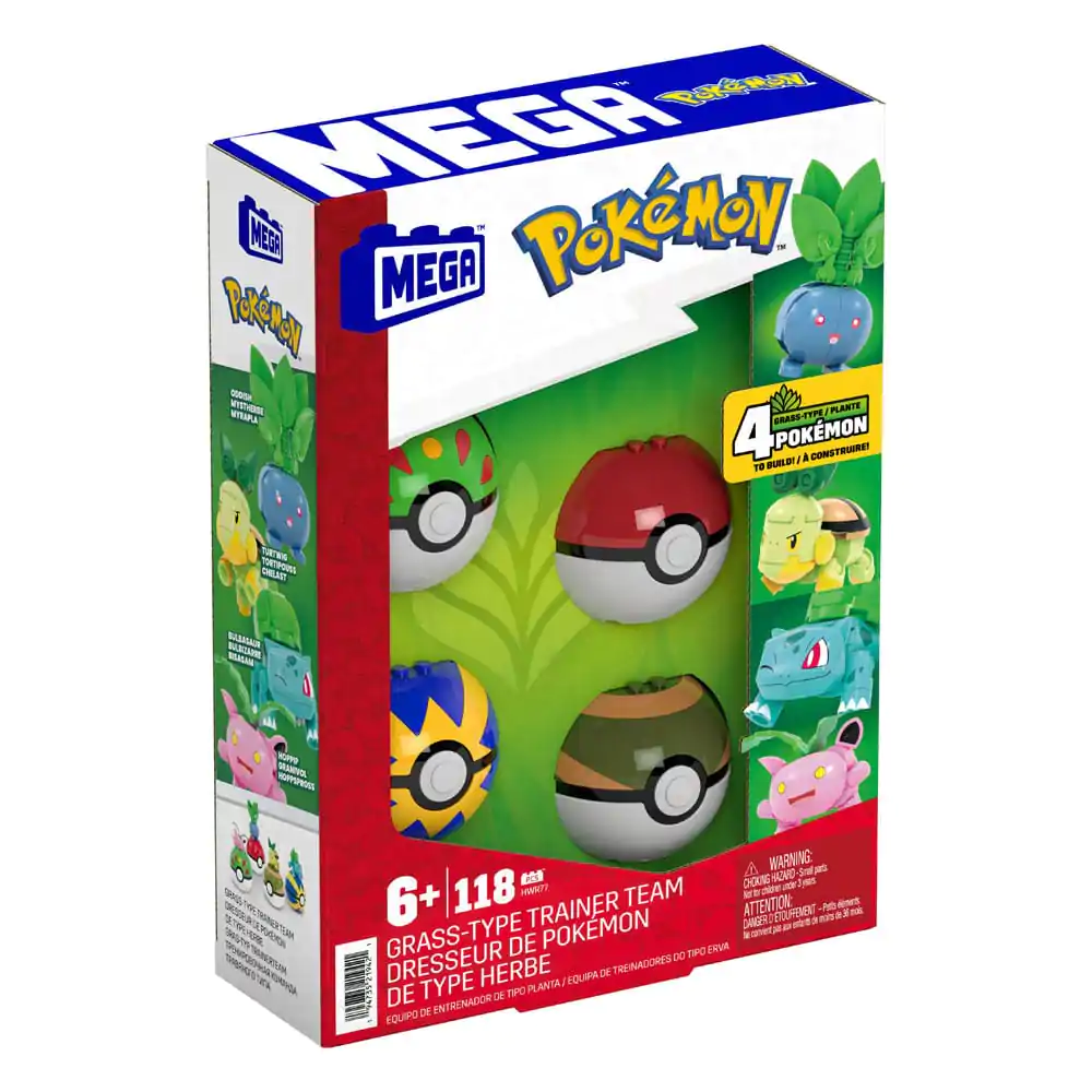 Pokémon MEGA Bauset 4 Pflanzen-Typ Pokémon Sets termékfotó