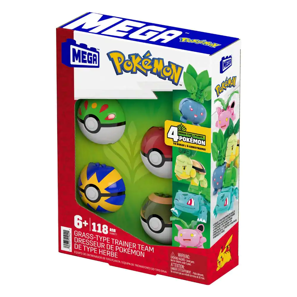 Pokémon MEGA Bauset 4 Pflanzen-Typ Pokémon Sets termékfotó